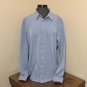 Lululemon gray performance Dress Shirt, Men’s XL, EUC, stretch